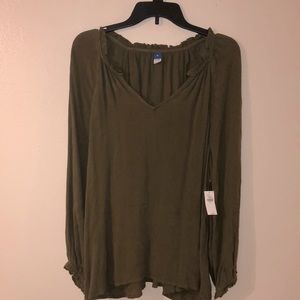 top size xl  ,color green olive